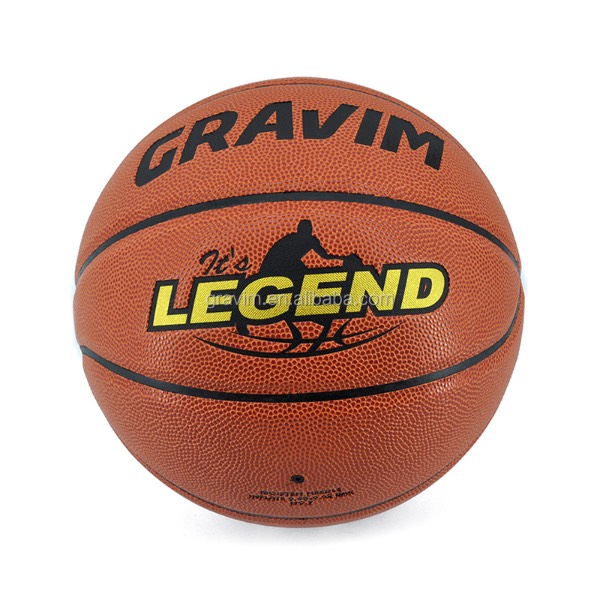 Custom size 7 professional PVC basketball ball